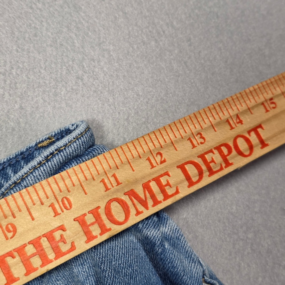 Hollister Ultra High-Rise Dad Jean - Vintage Stretch - Med Wash - Size 00R - Picture 4 of 7